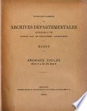Inventaire-sommaire de Archives départementales antérieures à 1790