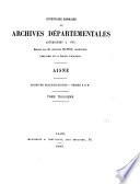 Inventaire sommaire des Archives départementales antérieures à 1790: Archives ecclésia[s]tiques. Séries G et H