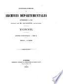 Inventaire-sommaire des Archives départementales antérieures à 1790: Archives ecclésiastiques. t. 2. Série G. t. 3, 1.-2. ptie. Série H [établissements religieux