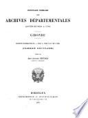 Inventaire sommaire des archives départementales antérieures a 1790: Clergé séculier (Nos. 921-3156)