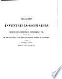 Inventaire sommaire des Archives départementales antérieures à 1790, département de la Dordogne