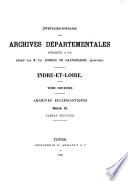 Inventaire-sommaire des Archives départementales antérieures à 1790