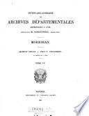 Inventaire-Sommaire des Archives Départementales Antérieures a 1790