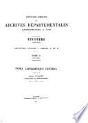 Inventaire sommaire des Archives départementales antérieures à 1790