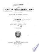 Inventaire sommaire des Archives départementales antérieures à 1790