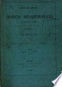 Inventaire sommaire des Archives départementales antérieures à 1790