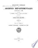 Inventaire sommaire des Archives départementales antérieures à 1790