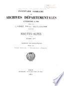 Inventaire sommaire des archives départementales antérieures à 1790 ...