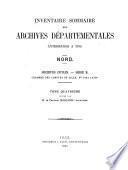 Inventaire-sommaire des archives départementales antérieures à 1790