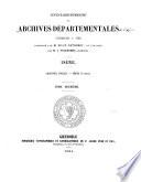 Inventaire-sommaire des Archives départementales antérieures à 1790, Isère: Série B