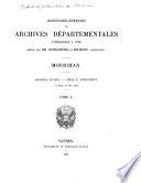 Inventaire-sommaire des Archives départementales antérieures à 1790, Morbihan
