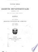 Inventaire sommaire des Archives départementales antérieures à 1790, Rhône: E suppl. 1 à E suppl. 667