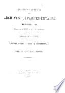 Inventaire sommaire des Archives départementales antérieures à 1790, Saône-et-Loire