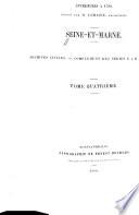 Inventaire-sommaire des Archives départementales antérieures à 1790, Seine-et-Marne: Complément des séries E à H et série I: [2. supplément à la série E, articles G 423-498, H 810-922, I 1-27