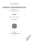 Inventaire-sommaire des archives départementales ...
