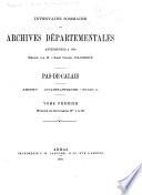 Inventaire-sommaire des archives départementales ...