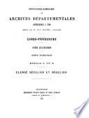 Inventaire-sommaire des archives départementales ...