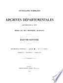 Inventaire-sommaire des archives départementales ...
