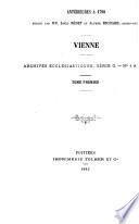 Inventaire-sommaire des archives départementales. Vienne, par L. Rédet et A. Richard