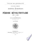 Inventaire-sommaire des archives municipales