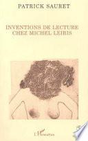 Inventions de lecture chez Michel Leiris