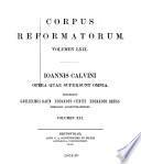 Ioannis Calvini opera quae supersunt omnia