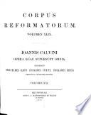 Ioannis Calvini opera quae supersunt omnia