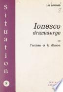 Ionesco dramaturge