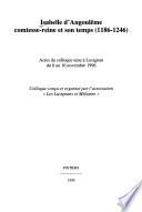 Isabelle d'Angoulême, comtesse-reine et son temps (1186-1246)