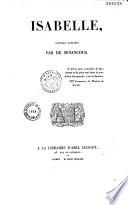 Isabelle, lettres publiées par de Sénancour...