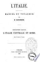Italie manuel du voyageur par K. Baedeker