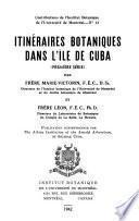 Itinéraires botaniques dans l'île de Cuba