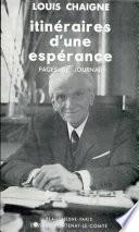 Itinéraires d'une espérance