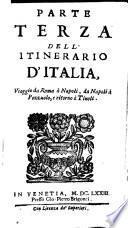 Itinerario overo Nova descrittione de'viaggi principali d'Italia