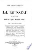 J.-J. Rousseau jugé par les Français d'aujourd'hui
