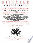 Jacobi Augusti Thuani Histoire universelle