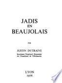 Jadis en Beaujolais