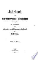 Jahrbuch für schweizerische Geschichte