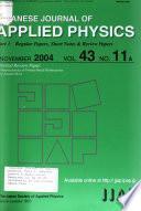 Japanese Journal of Applied Physics