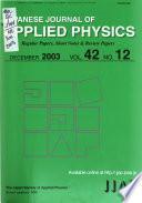 Japanese Journal of Applied Physics