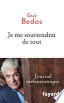 Je me souviendrai de tout
