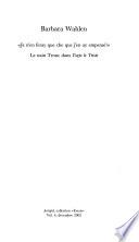 Je n'en feray que che que j'en ay empensé