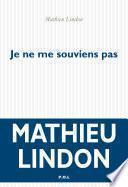 Je ne me souviens pas