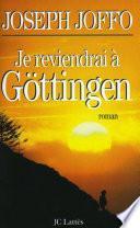 Je reviendrai à Göttingen