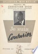 Je suis couturier