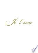 Je t'aime