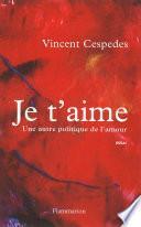 Je t'aime