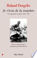 Je t'écris de la tranchée