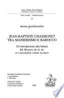 Jean-Baptiste Chassignet tra manierismo e barocco