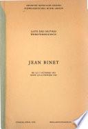 Jean Binet,, né le 17 octobre 1893, mort le 24 février 1960